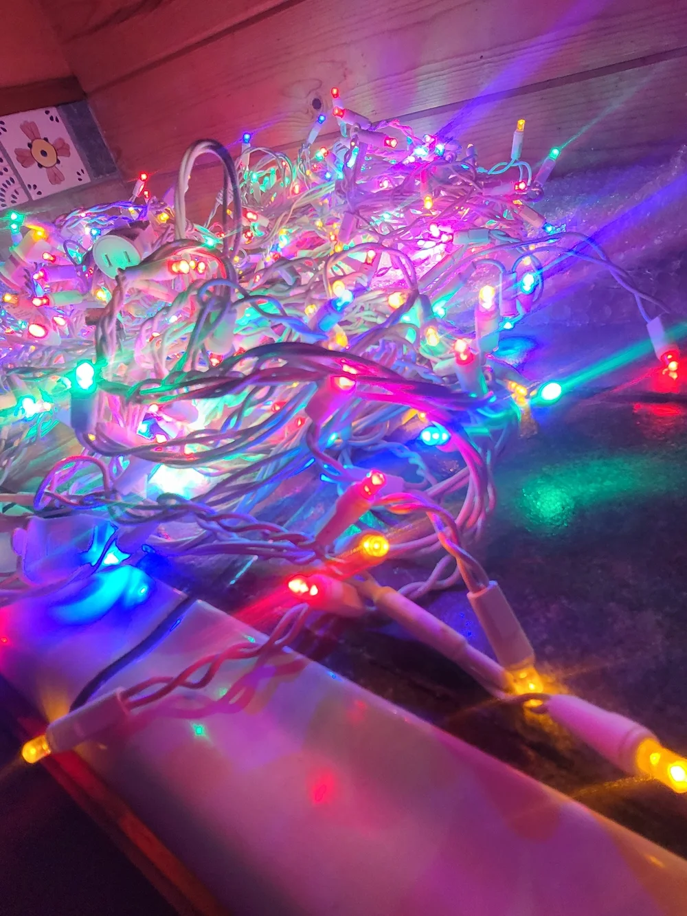 Multi-Color Holiday Icicle LED Lights - Home Holiday